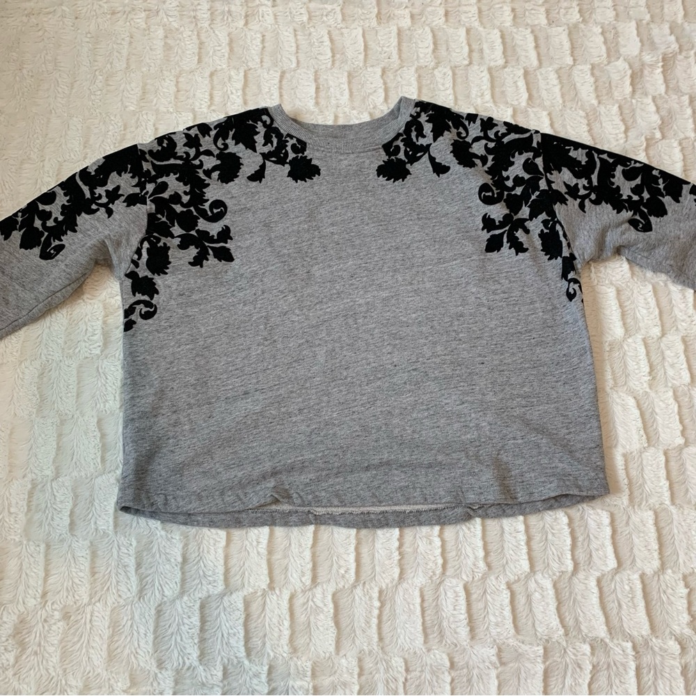 Zara Sweatshirt with Velvet embellishments